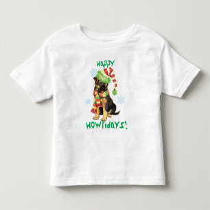 T-shirt Pour Les Tous Petits Berger allemand heureux de Howliday