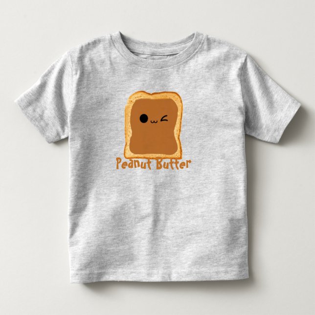 T-shirt Pour Les Tous Petits Beurre d'arachide (Devant)