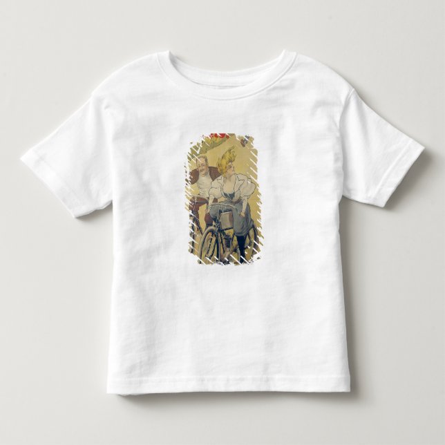 T-shirt Pour Les Tous Petits Bicyclettes de gladiateur de publicité par (Devant)