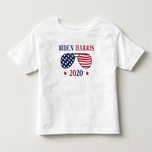 T-shirt Pour Les Tous Petits Biden Harris 2020 (Devant)