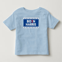 Biden / Harris Stars Frame Blanc Bleu