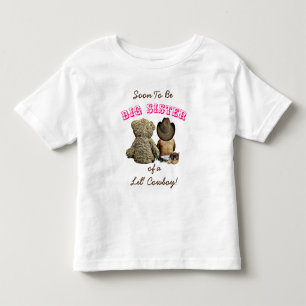 T-shirt Pour Les Tous Petits Bientôt devenir une grande soeur Faire-part de gro