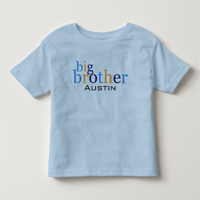 T-shirt Pour Les Tous Petits Big Brother (Devant)