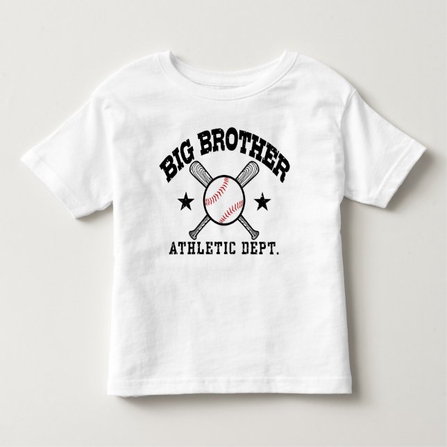 T-shirt Pour Les Tous Petits Big Brother Baseball (Devant)