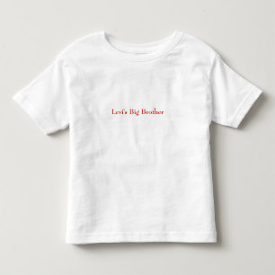 T-shirt Pour Les Tous Petits Big Brother de Levi