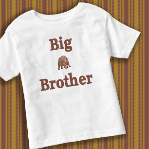 T-shirt Pour Les Tous Petits Big Brother Dinosaur