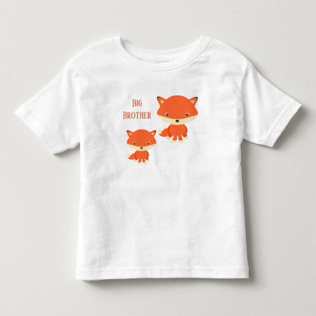 T-shirt Pour Les Tous Petits Big Brother Foxes (Devant)