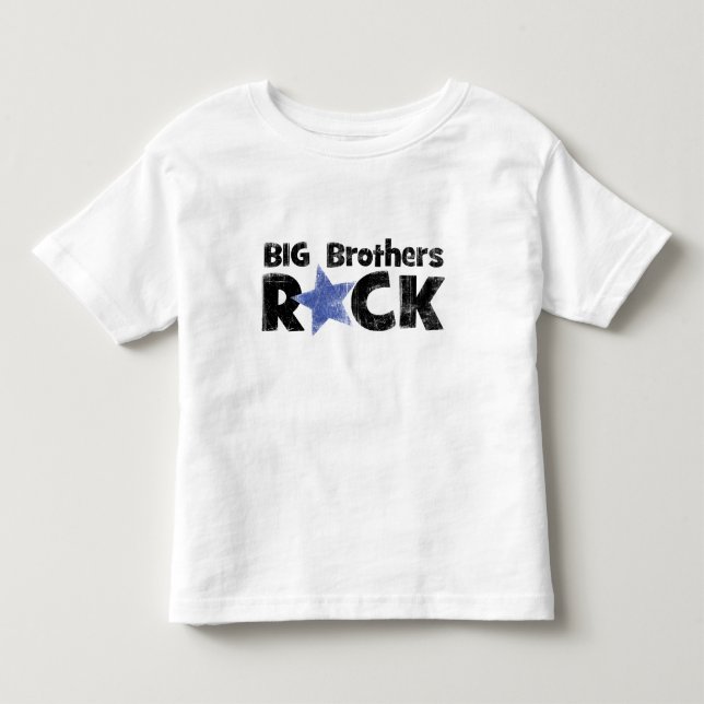 T-shirt Pour Les Tous Petits Big Brothers Rock (Devant)