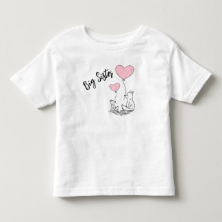 T-shirt Pour Les Tous Petits Big Sister Gift
