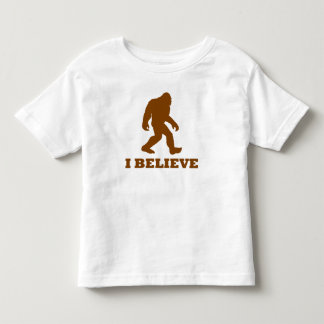 T-shirt Pour Les Tous Petits Bigfoot I croient