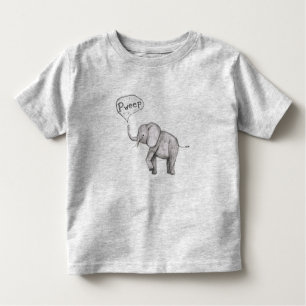 T-shirt Pour Les Tous Petits Bignon éléphant
