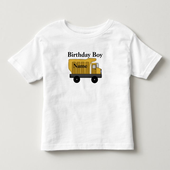 T-shirt Pour Les Tous Petits Birthday Boy personnaliser it (Devant)