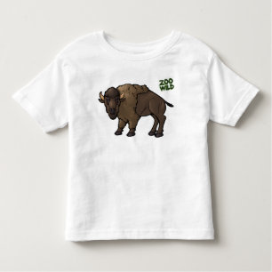 T-shirt Pour Les Tous Petits Bison américain