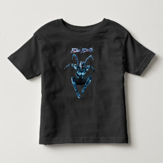 T-shirt Pour Les Tous Petits Bleu Beetle Leaping Caractère Art
