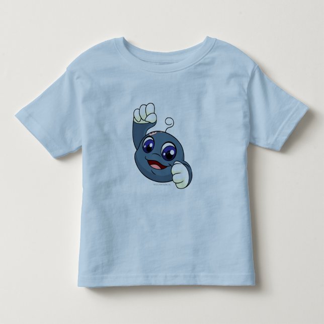 T-shirt Pour Les Tous Petits Bleu de Kiko (Devant)
