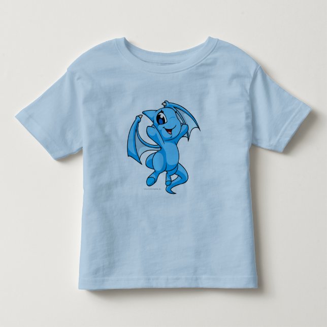 T-shirt Pour Les Tous Petits Bleu de Shoyru (Devant)