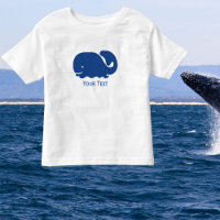 Bleu Nautique Preppy Whale Personnalisée