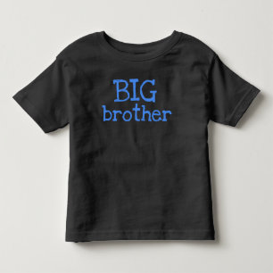 T-shirt Pour Les Tous Petits Bleu texte grand frère