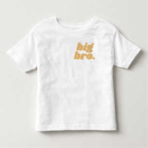 T-shirt Pour Les Tous Petits Boho Neutral "grand bro" Matching Siblings