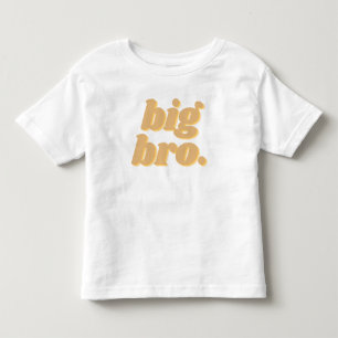 T-shirt Pour Les Tous Petits Boho Neutral "grand bro" Matching Siblings