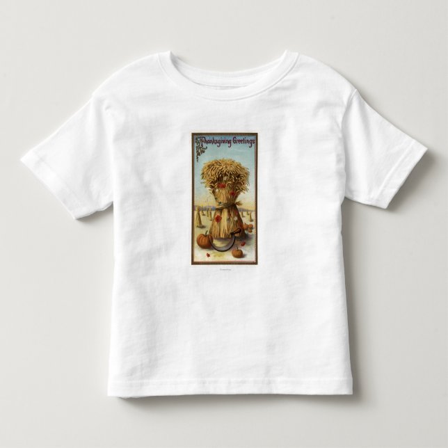 T-shirt Pour Les Tous Petits Boisseau de foin et de faux (Devant)