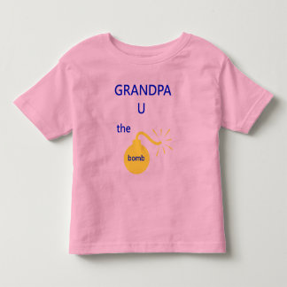 T-shirt Pour Les Tous Petits bombe de grand-papa
