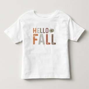 T-shirt Pour Les Tous Petits Bonjour Automne