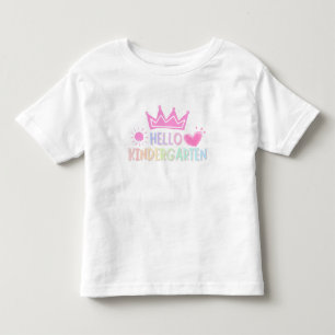 T-shirt Pour Les Tous Petits Bonjour Chemise maternelle