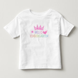 T-shirt Pour Les Tous Petits Bonjour Chemise maternelle