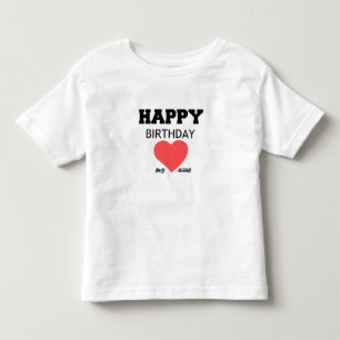 T-SHIRT POUR LES TOUS PETITS BONJOUR D'ANNIVERSAIRE DE MON ROI