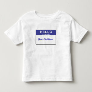 T-shirt Pour Les Tous Petits Bonjour mon nom est…