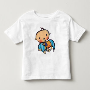 T-shirt Pour Les Tous Petits Bonne nuit chiot adorable de baisers dans des