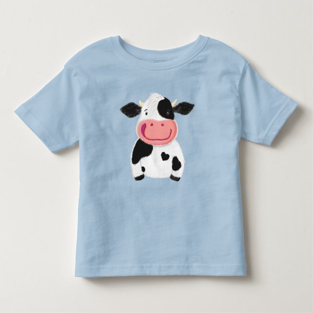 T-shirt Pour Les Tous Petits Bonne vache laitière Little Holstein (Devant)