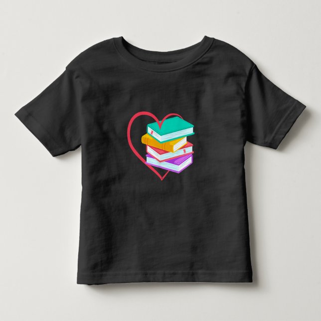 T-shirt Pour Les Tous Petits  Book Love Bookworm Reader Lecture de coupures (Devant)