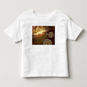 T-shirt Pour Les Tous Petits Boules flottantes dans l'espace interstellaire