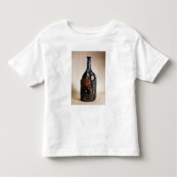 Bouteille de brun foncé, probablement Nailsea