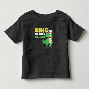 T-shirt Pour Les Tous Petits Boys Ring Bearer Dinosaur Rex Mariage Party
