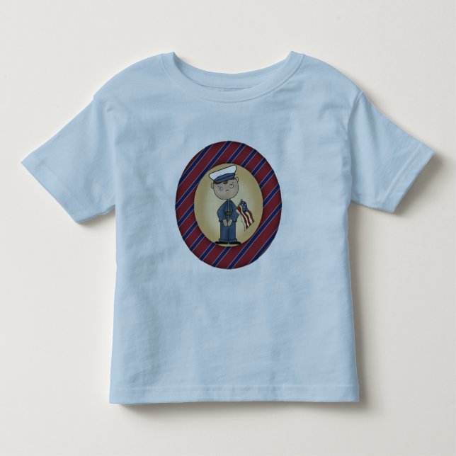 T-shirt Pour Les Tous Petits Boys US Marine (Devant)