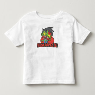T-shirt Pour Les Tous Petits BRAAINZ ! ! ! (Taille d'enfant en bas âge)
