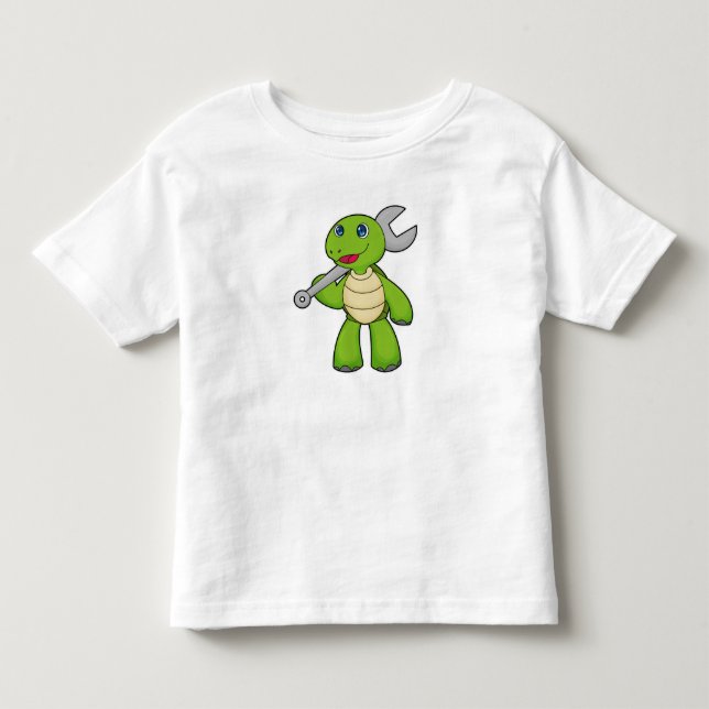 T-shirt Pour Les Tous Petits Broche mécanique de tortue (Devant)