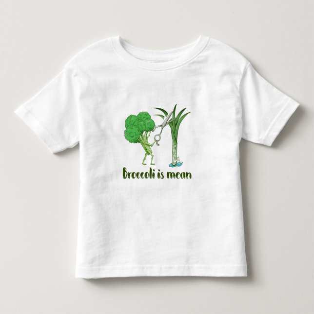 T-shirt Pour Les Tous Petits Brocoli est moyen (Devant)