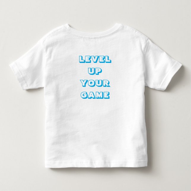T-SHIRT POUR LES TOUS PETITS "BRUH" "LEVEL UP TON JEU" IL (Dos)