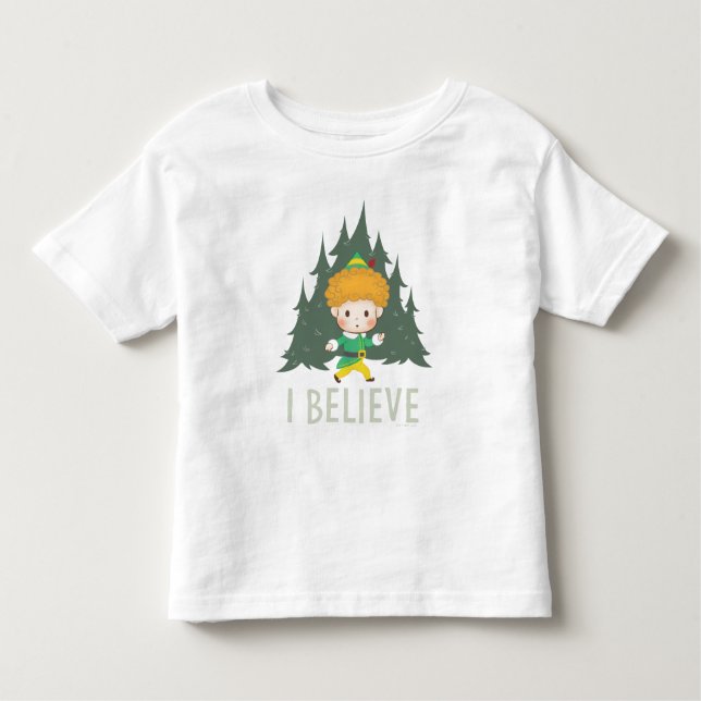 T-shirt Pour Les Tous Petits Buddy l'Elfe Je crois (Devant)