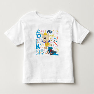 T-shirt Pour Les Tous Petits BUGS BUNNY BUILDERS™  Porky Pig Work Tools