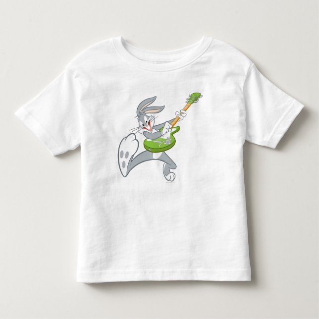 T-shirt Pour Les Tous Petits BUGS BUNNY™ Rocking sur guitare (Devant)