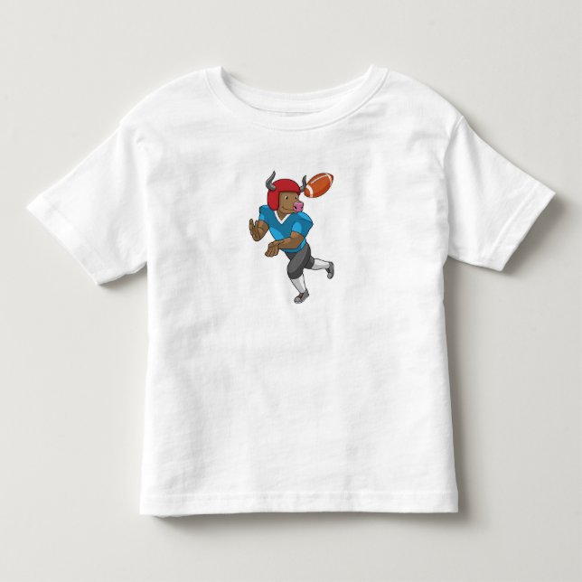 T-shirt Pour Les Tous Petits Bull dans le football (Devant)