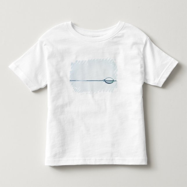 T-shirt Pour Les Tous Petits Bulles sur la surface de l'eau (Devant)