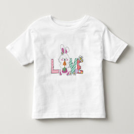 T-shirt Pour Les Tous Petits Bunny célèbre la fête de Pâques
