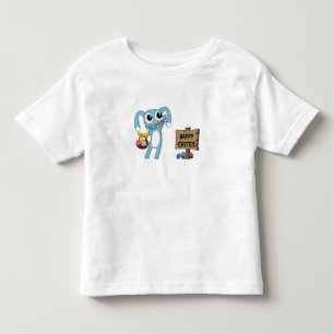T-shirt Pour Les Tous Petits Bunny de Pâques souhaite Joyeux Pâques