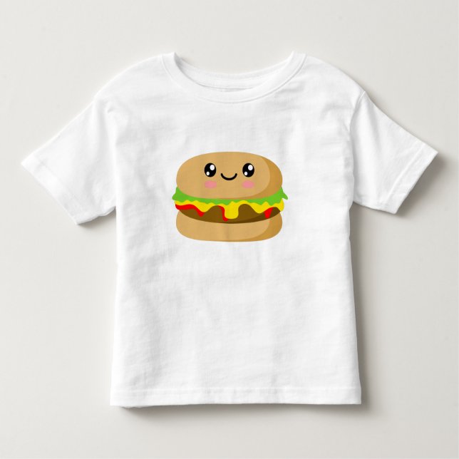 T-shirt Pour Les Tous Petits Burger (Devant)
